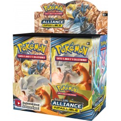 Display de 36 Boosters Pokémon Soleil et Lune 10 - Alliance Infaillible