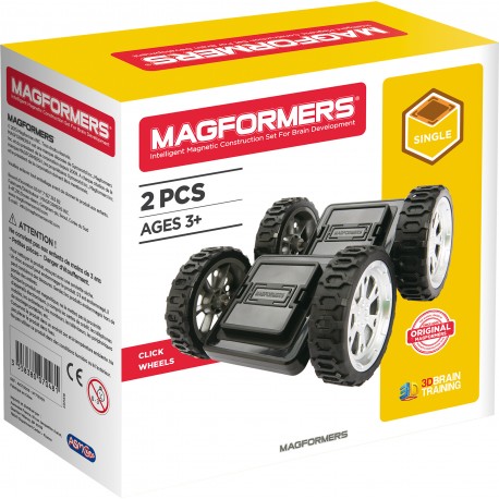 Magformers : Click Wheels Set 2 pièces