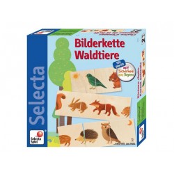 Chaîne d'images animaux de la forêt