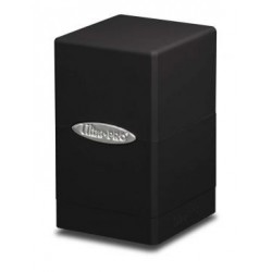 Boite Satin Noire - Black Satin Tower
