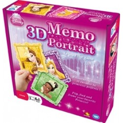 3D Memo Portrait Princesses Disney