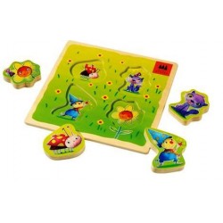 Puzzle encastrement - Prairie Enchantée