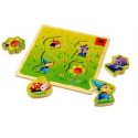 Puzzle encastrement - Prairie Enchantée