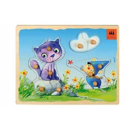 Puzzle encastrement - Souris Magicienne