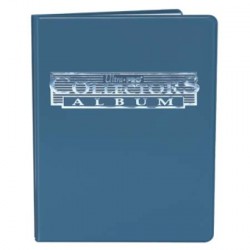 Cahier range-cartes bleu - Portfolio A5 - Bleu