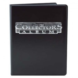 Cahier range-cartes noir - Portfolio A5 - Noir