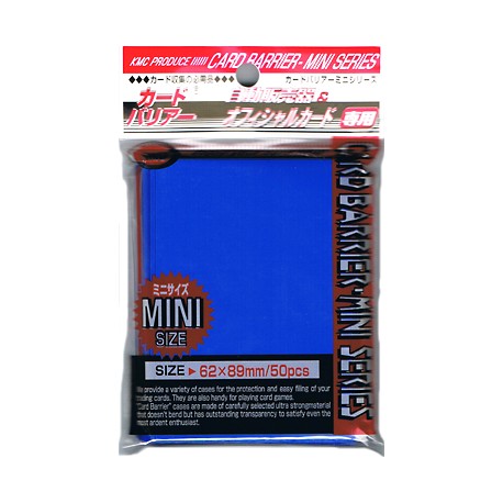 Protège Cartes - Mini - Super Blue Sleeves - 62 x 89