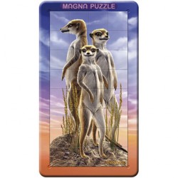Puzzle 3D - Portrait Surricates