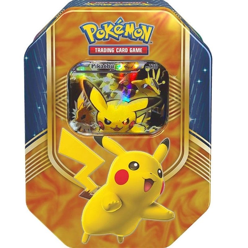 Pokebox Boîte Métal Noël 2016 - Pokemon Pikachu Ex - 2ème ... Pokebox Boîte Métal Noël 2016 - Pokemon Pikachu Ex - 2ème ...
