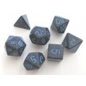 Set de 7 dés - Granité - Cobalt