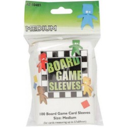 Board Game Sleeves x 100 - Medium 57 x 89 mm